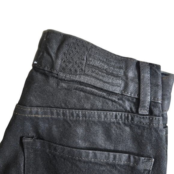 Revice Half Black Half Blue Straight Leg Jeans - Picture 5 of 8